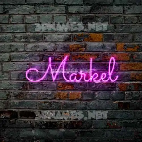 markel in Pink Neon style - 3D name wallpaper markel in Pink Neon style - 3D name wallpaper