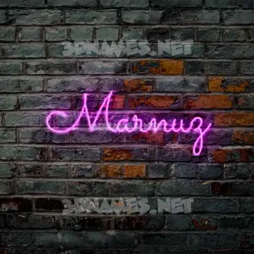 marnuz in Pink Neon style - 3D name wallpaper marnuz in Pink Neon style - 3D name wallpaper