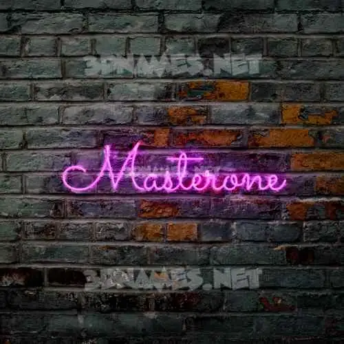 masterone in Pink Neon style - 3D name wallpaper masterone in Pink Neon style - 3D name wallpaper