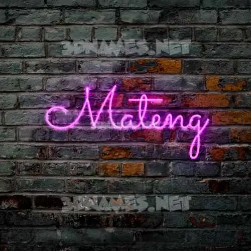 mateng in Pink Neon style - 3D name wallpaper mateng in Pink Neon style - 3D name wallpaper