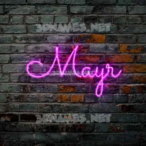 mayr in Pink Neon style - 3D name wallpaper mayr in Pink Neon style - 3D name wallpaper
