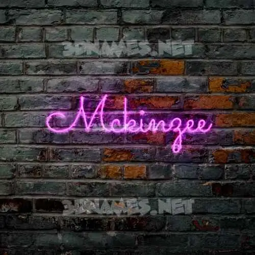 mckinzee in Pink Neon style - 3D name wallpaper mckinzee in Pink Neon style - 3D name wallpaper