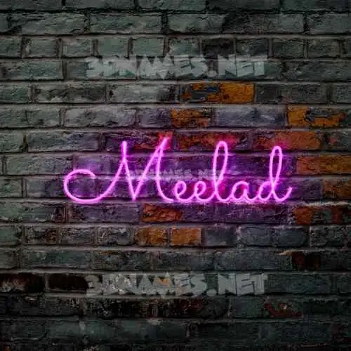 meelad in Pink Neon style - 3D name wallpaper meelad in Pink Neon style - 3D name wallpaper