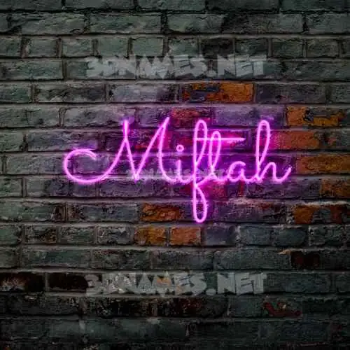 miftah in Pink Neon style - 3D name wallpaper miftah in Pink Neon style - 3D name wallpaper