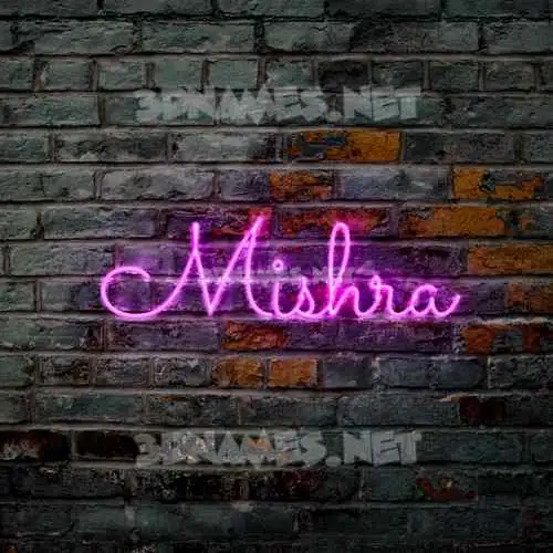 mishra in Pink Neon style - 3D name wallpaper mishra in Pink Neon style - 3D name wallpaper