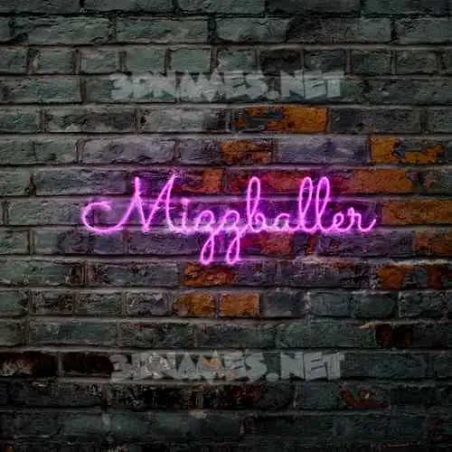 mizzballer in Pink Neon style - 3D name wallpaper mizzballer in Pink Neon style - 3D name wallpaper
