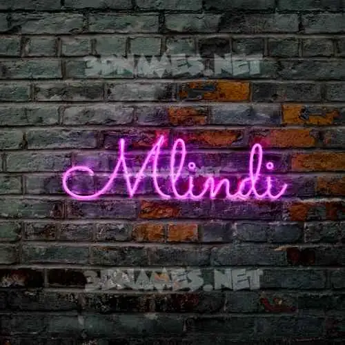 mlindi in Pink Neon style - 3D name wallpaper mlindi in Pink Neon style - 3D name wallpaper