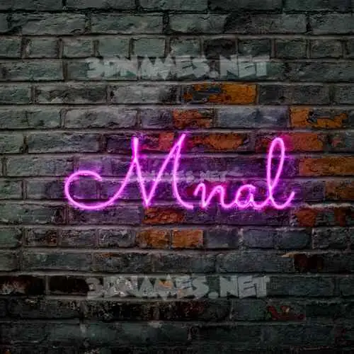 mnal in Pink Neon style - 3D name wallpaper mnal in Pink Neon style - 3D name wallpaper