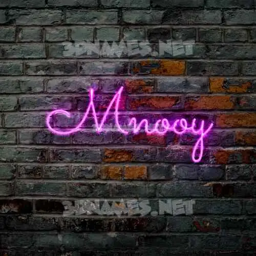 mnooy in Pink Neon style - 3D name wallpaper mnooy in Pink Neon style - 3D name wallpaper