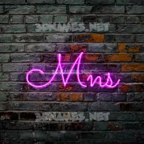 mns in Pink Neon style - 3D name wallpaper mns in Pink Neon style - 3D name wallpaper