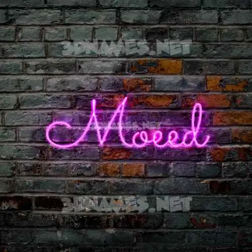 moeed in Pink Neon style - 3D name wallpaper moeed in Pink Neon style - 3D name wallpaper
