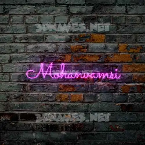 mohanvamsi in Pink Neon style - 3D name wallpaper mohanvamsi in Pink Neon style - 3D name wallpaper