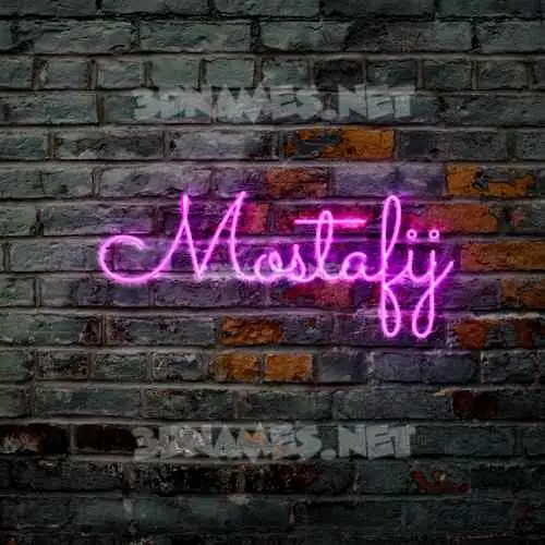 mostafij in Pink Neon style - 3D name wallpaper mostafij in Pink Neon style - 3D name wallpaper