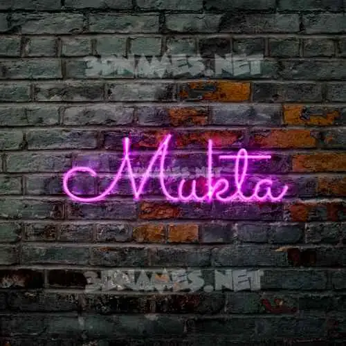 mukta in Pink Neon style - 3D name wallpaper mukta in Pink Neon style - 3D name wallpaper