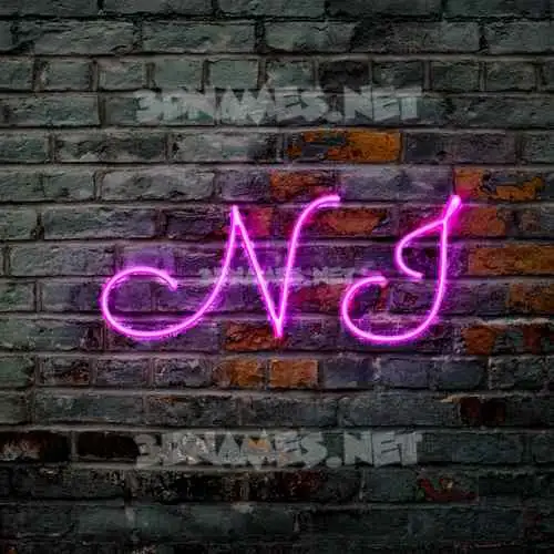 n i in Pink Neon style - 3D name wallpaper n i in Pink Neon style - 3D name wallpaper