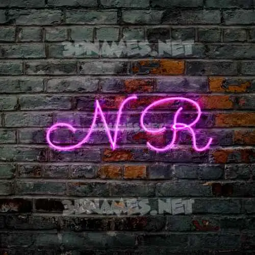 n r in Pink Neon style - 3D name wallpaper n r in Pink Neon style - 3D name wallpaper