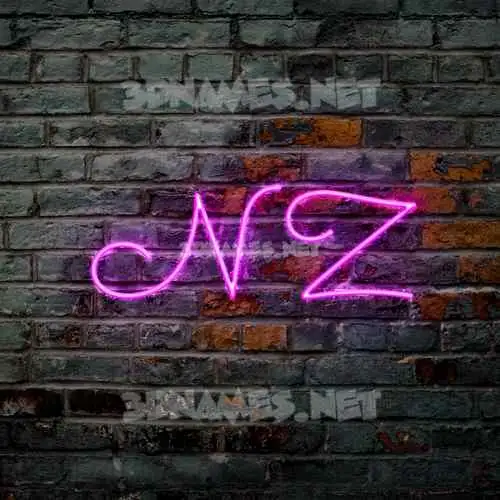 n z in Pink Neon style - 3D name wallpaper n z in Pink Neon style - 3D name wallpaper