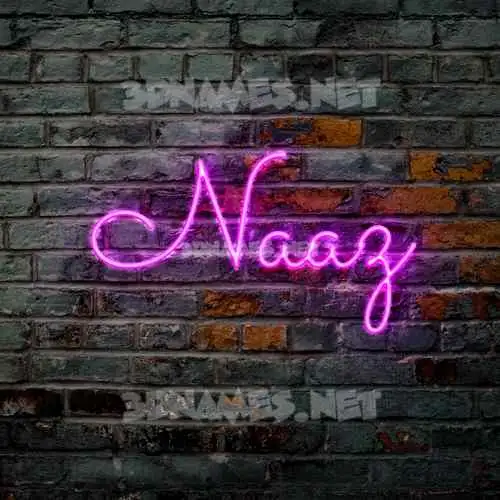 naaz in Pink Neon style - 3D name wallpaper naaz in Pink Neon style - 3D name wallpaper
