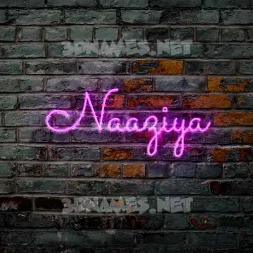naaziya in Pink Neon style - 3D name wallpaper naaziya in Pink Neon style - 3D name wallpaper