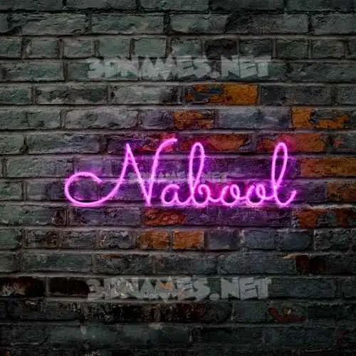 nabool in Pink Neon style - 3D name wallpaper nabool in Pink Neon style - 3D name wallpaper