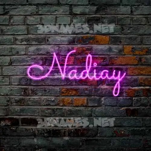 nadiay in Pink Neon style - 3D name wallpaper nadiay in Pink Neon style - 3D name wallpaper