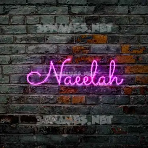 naeelah in Pink Neon style - 3D name wallpaper naeelah in Pink Neon style - 3D name wallpaper