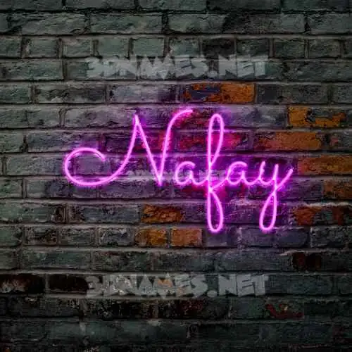 nafay in Pink Neon style - 3D name wallpaper nafay in Pink Neon style - 3D name wallpaper