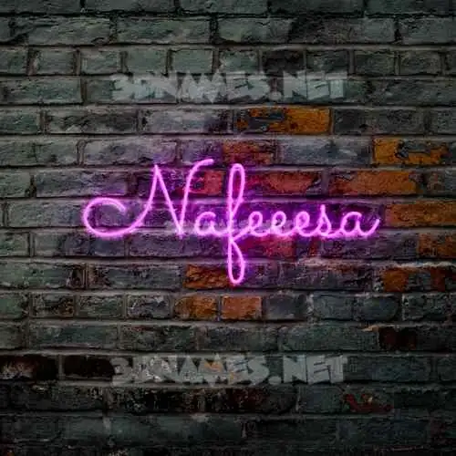 nafeeesa in Pink Neon style - 3D name wallpaper nafeeesa in Pink Neon style - 3D name wallpaper