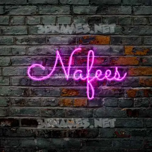 nafees in Pink Neon style - 3D name wallpaper nafees in Pink Neon style - 3D name wallpaper
