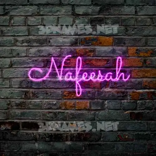 nafeesah in Pink Neon style - 3D name wallpaper nafeesah in Pink Neon style - 3D name wallpaper