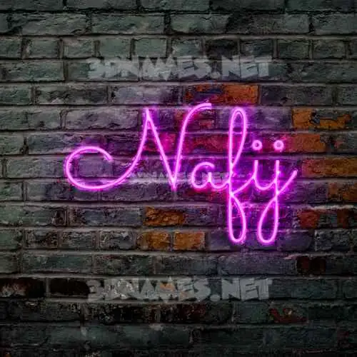 nafij in Pink Neon style - 3D name wallpaper nafij in Pink Neon style - 3D name wallpaper