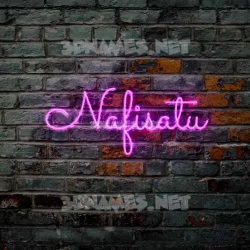 nafisatu in Pink Neon style - 3D name wallpaper nafisatu in Pink Neon style - 3D name wallpaper
