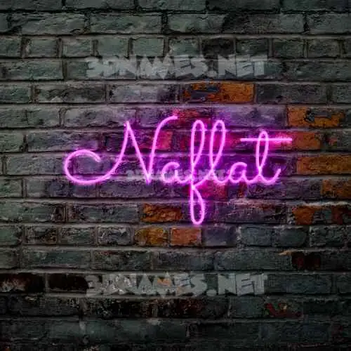 naflat in Pink Neon style - 3D name wallpaper naflat in Pink Neon style - 3D name wallpaper