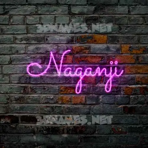 naganji in Pink Neon style - 3D name wallpaper naganji in Pink Neon style - 3D name wallpaper