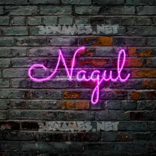 nagul in Pink Neon style - 3D name wallpaper nagul in Pink Neon style - 3D name wallpaper