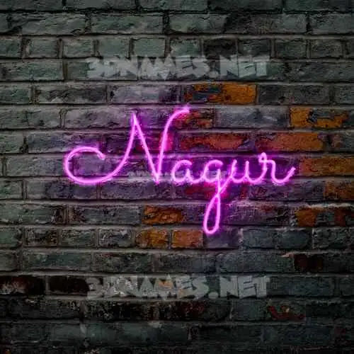 nagur in Pink Neon style - 3D name wallpaper nagur in Pink Neon style - 3D name wallpaper