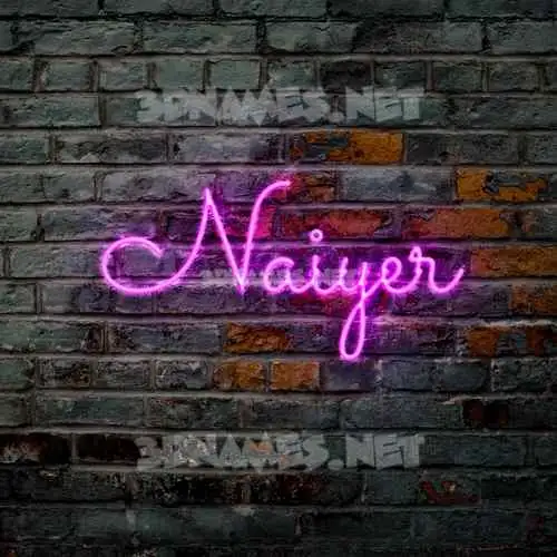naiyer in Pink Neon style - 3D name wallpaper naiyer in Pink Neon style - 3D name wallpaper