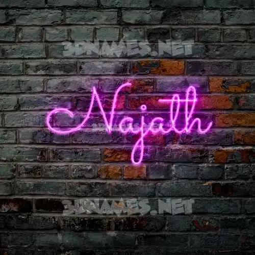 najath in Pink Neon style - 3D name wallpaper najath in Pink Neon style - 3D name wallpaper