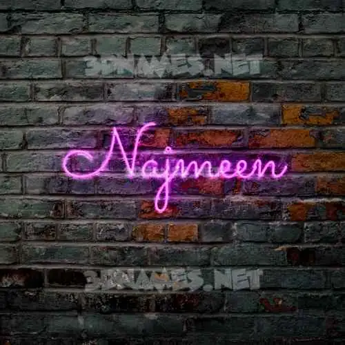 najmeen in Pink Neon style - 3D name wallpaper najmeen in Pink Neon style - 3D name wallpaper