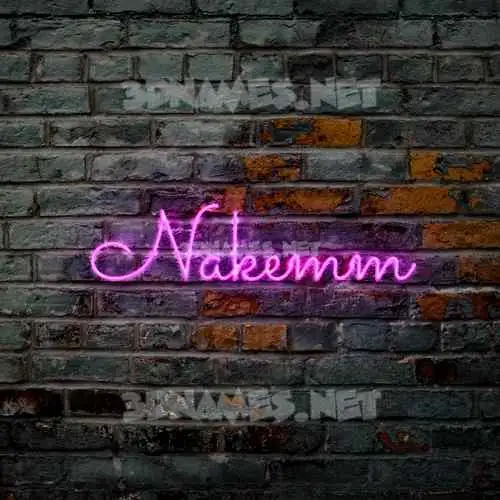 nakemm in Pink Neon style - 3D name wallpaper nakemm in Pink Neon style - 3D name wallpaper