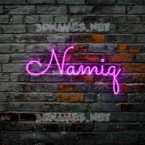 namiq in Pink Neon style - 3D name wallpaper namiq in Pink Neon style - 3D name wallpaper