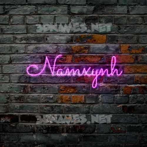 namxynh in Pink Neon style - 3D name wallpaper namxynh in Pink Neon style - 3D name wallpaper