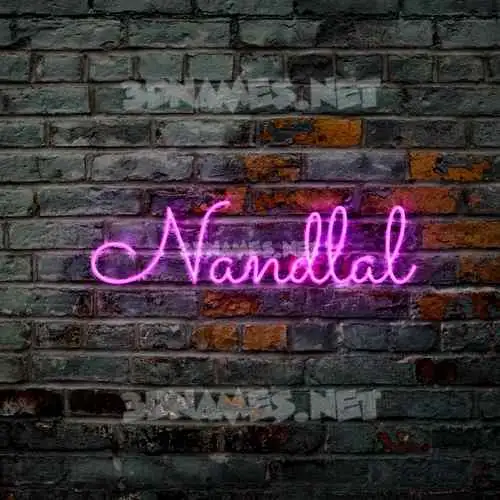 nandlal in Pink Neon style - 3D name wallpaper nandlal in Pink Neon style - 3D name wallpaper