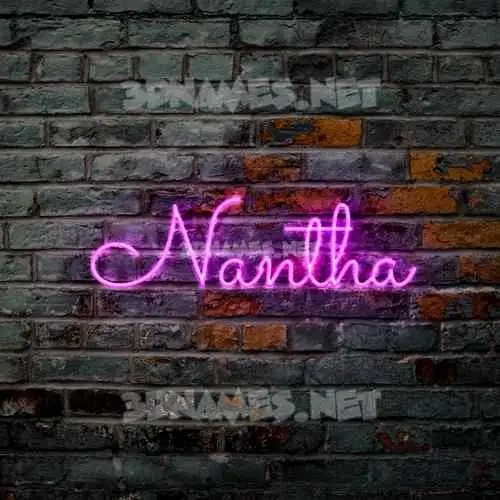 nantha in Pink Neon style - 3D name wallpaper nantha in Pink Neon style - 3D name wallpaper