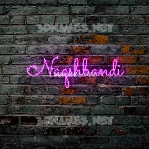 naqshbandi in Pink Neon style - 3D name wallpaper naqshbandi in Pink Neon style - 3D name wallpaper
