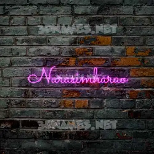 narasimharao in Pink Neon style - 3D name wallpaper narasimharao in Pink Neon style - 3D name wallpaper
