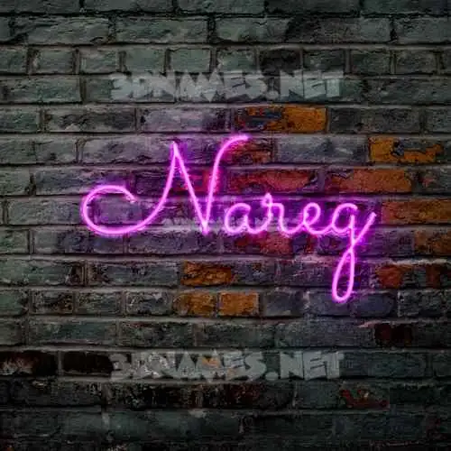nareg in Pink Neon style - 3D name wallpaper nareg in Pink Neon style - 3D name wallpaper
