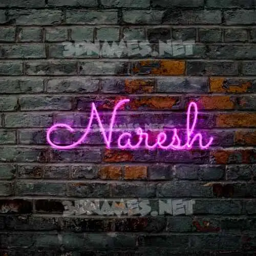 naresh in Pink Neon style - 3D name wallpaper naresh in Pink Neon style - 3D name wallpaper