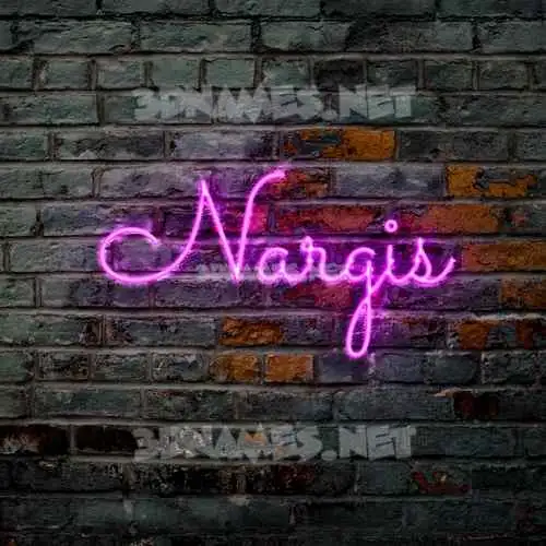 nargis in Pink Neon style - 3D name wallpaper nargis in Pink Neon style - 3D name wallpaper