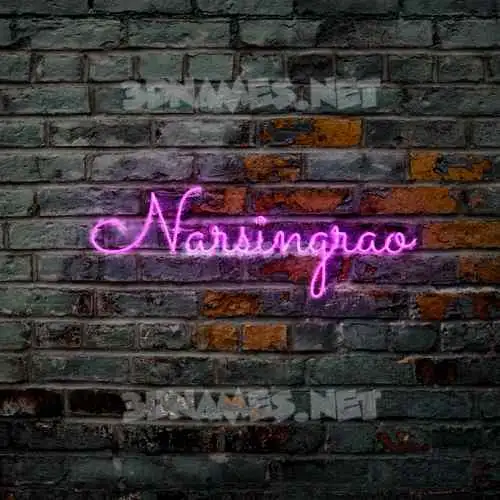 narsingrao in Pink Neon style - 3D name wallpaper narsingrao in Pink Neon style - 3D name wallpaper